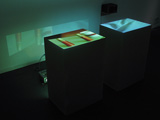 between installation view