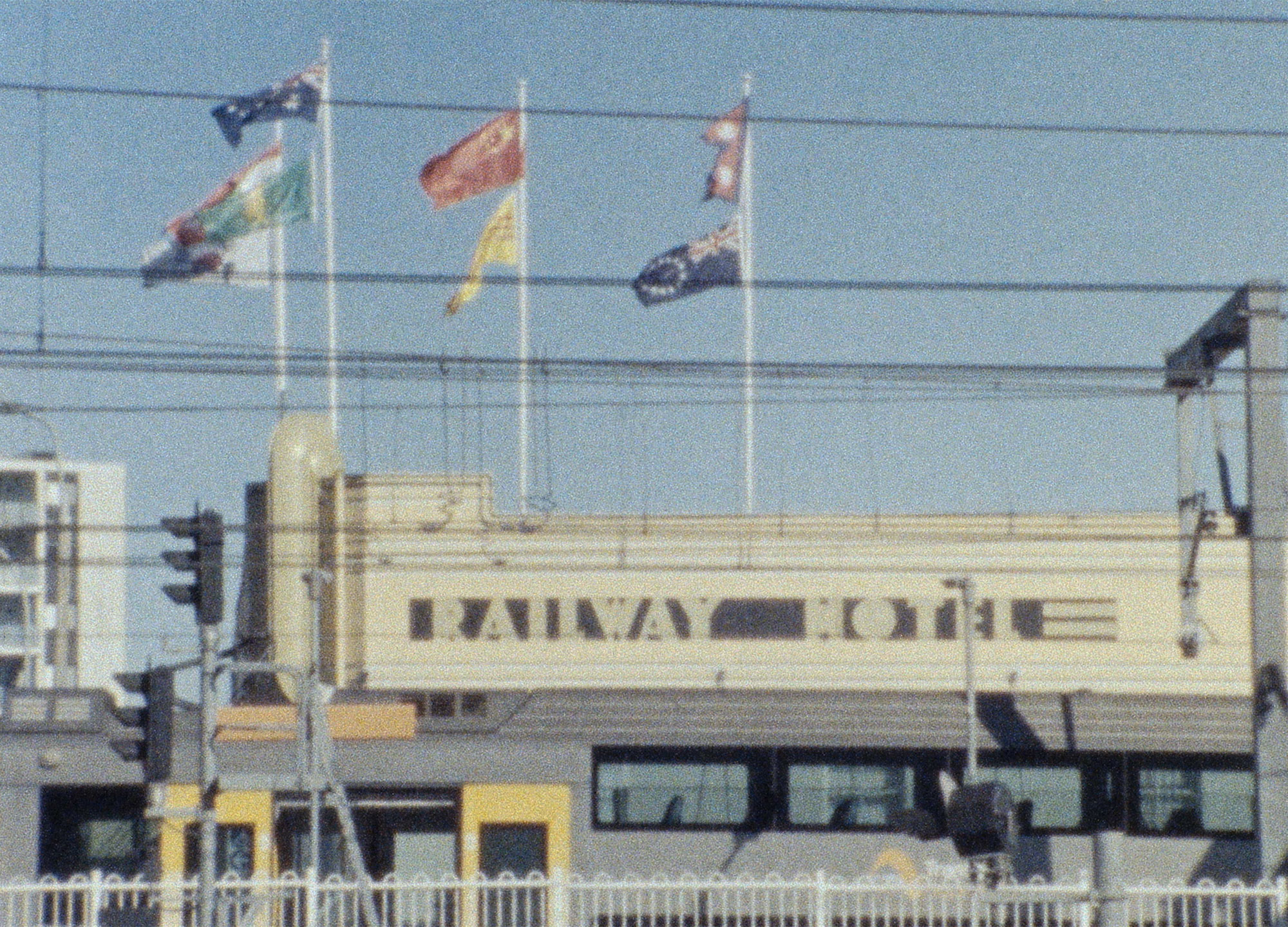 The Railway Hotel in Lidcome pictured with a train in front of it